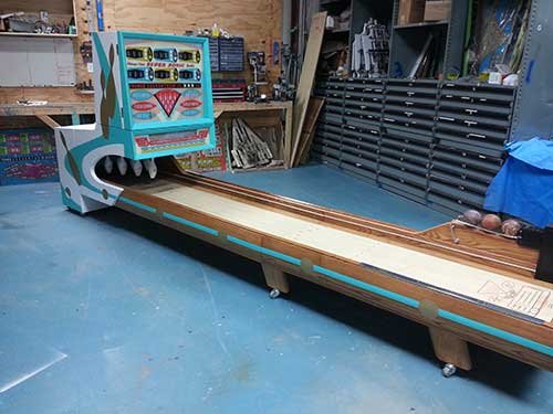 1965 Chicago Coin Super Sonic Ball Bowler w/Original Lanes